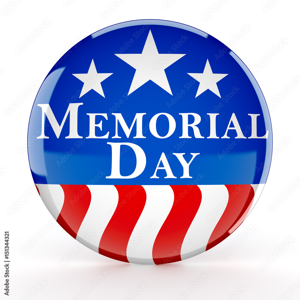 Memorial day button