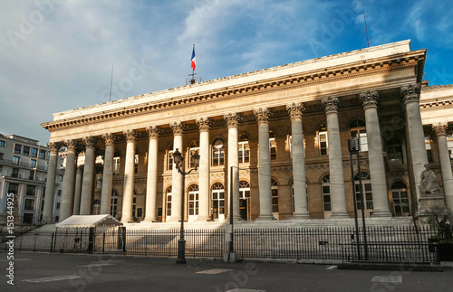 The Bourse of Paris- Brongniart palace ,Paris, France.
