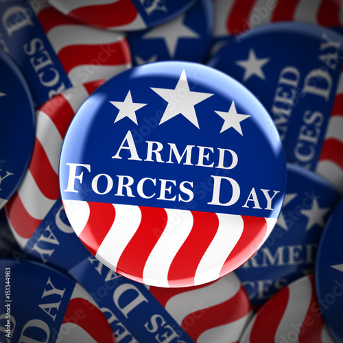 Armed forces day button background