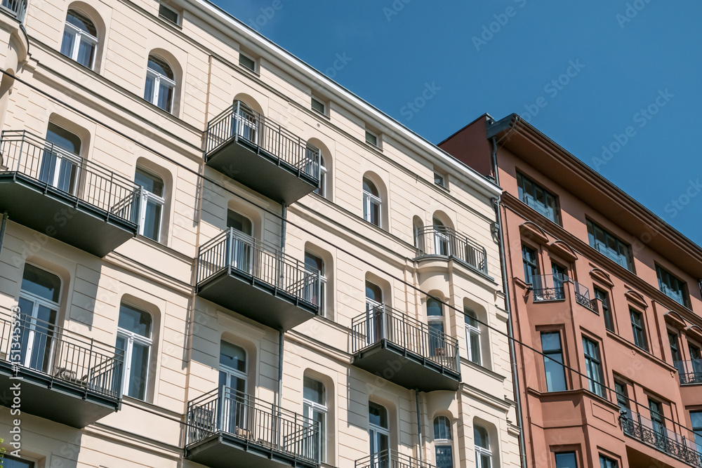 apartment building facade Berlin,