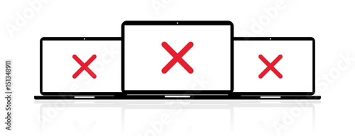 Laptop Banner - rotes Kreuz