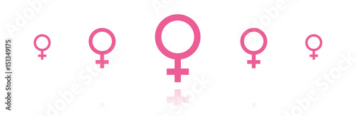 Banner - Weiblich Frau