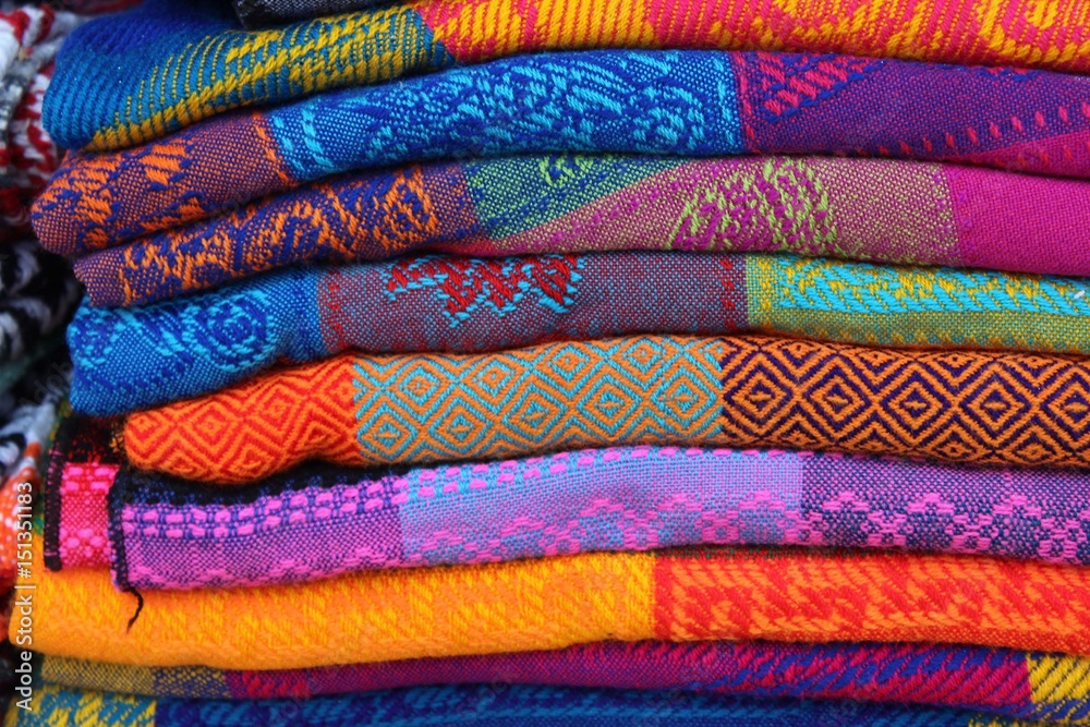 Colorful Mexican Fabrics Colorful Mexican Fabrics
