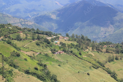 Paisaje campestre de Antioquia  Colombia.