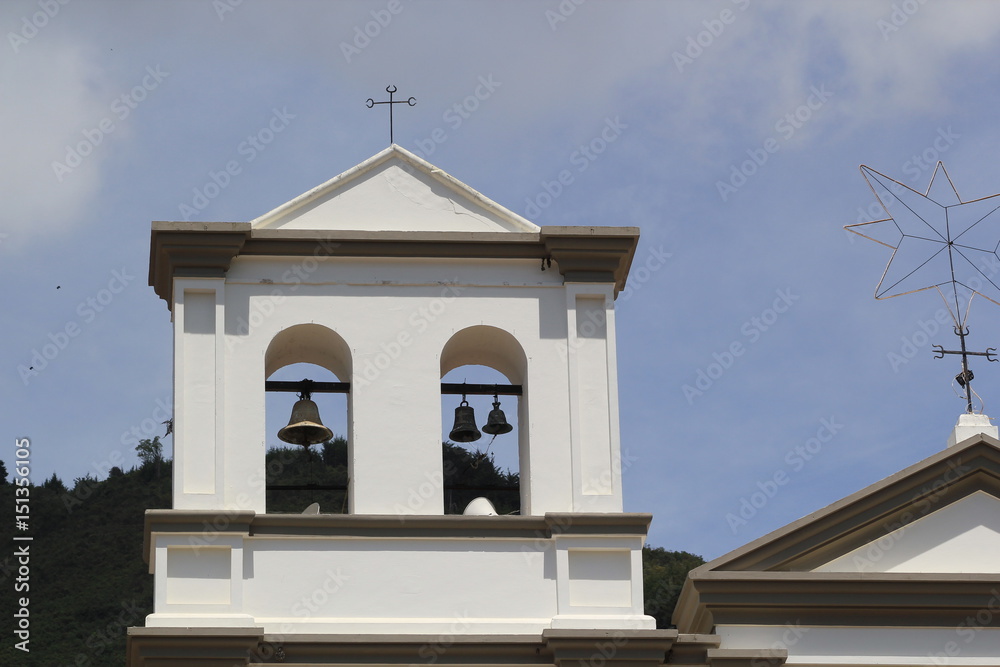 Espadaña, Iglesia de San Antonio de Padua. Buriticá, Antioquia, Colombia.  Stock Photo | Adobe Stock