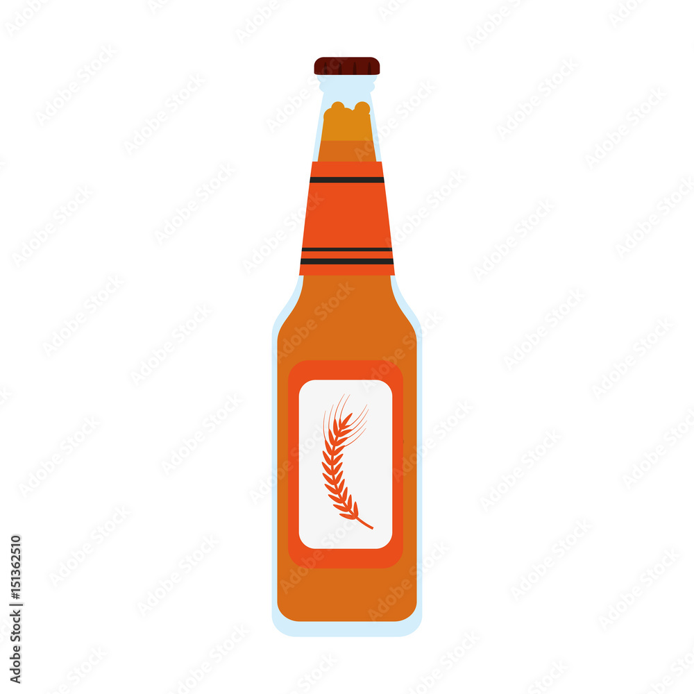 bottle of beer icon image vector illustration design bottle of beer icon image vector illustration design