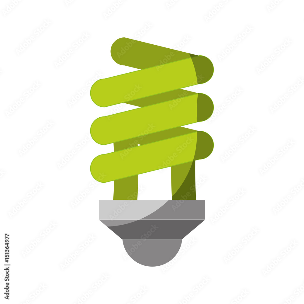 green light bulb icon over white background colorful vector illustration green light bulb icon over white background colorful vector illustration