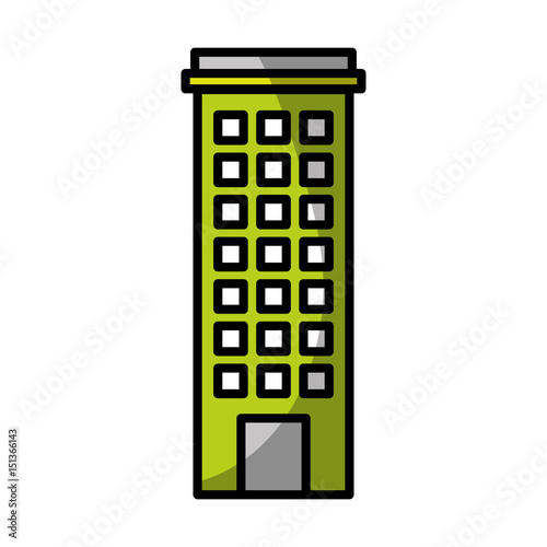 urban building tower vector illustration graphic design