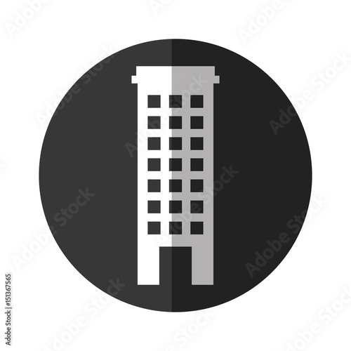 Urban building tower vecotr illustration graphic design
