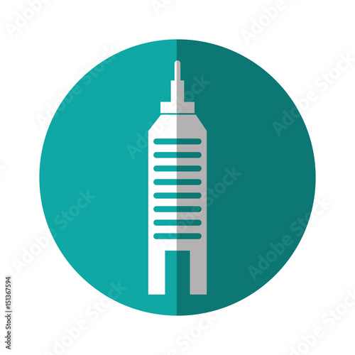 Urban building tower vecotr illustration graphic design