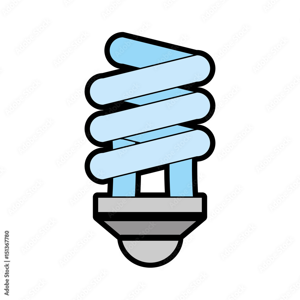 Spiral bulb light vector illustration graphic design Spiral bulb light vector illustration graphic design