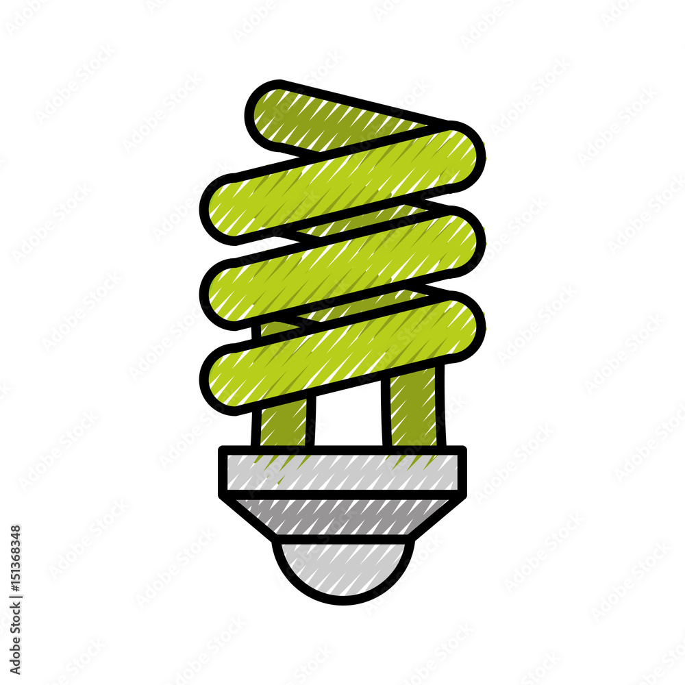 Spiral bulb light vector illustration graphic design Spiral bulb light vector illustration graphic design