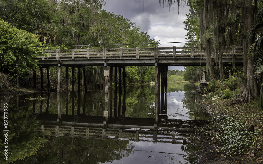 Fototapeta premium Cross Creek Bridge
