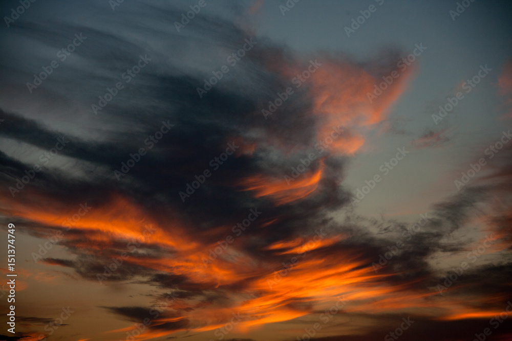 夕焼雲 夕焼雲
