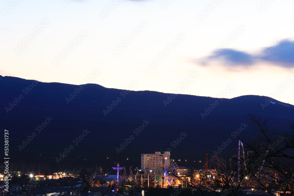 Obraz premium Fuji night view