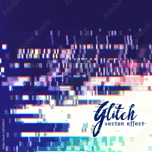 error glitch background vector