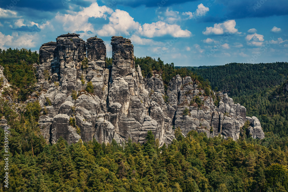 Adrspach-Teplice rocks in Czech