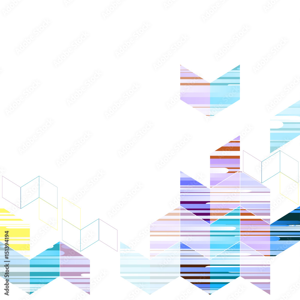 Vector geometric triangle template abstract background Vector geometric triangle template abstract background