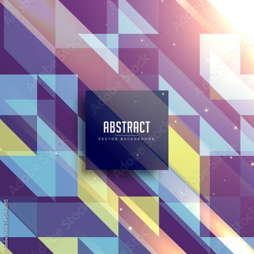 awesome retro style triangles background