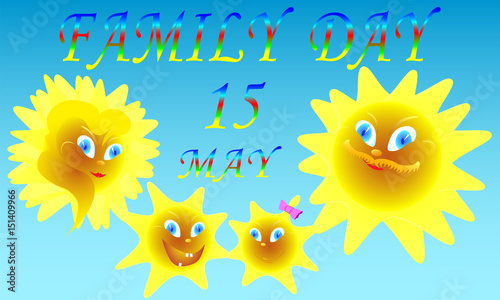 Family Day  vector