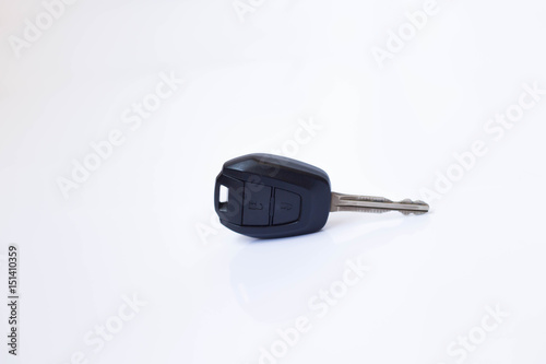 Car Key on wood background photo