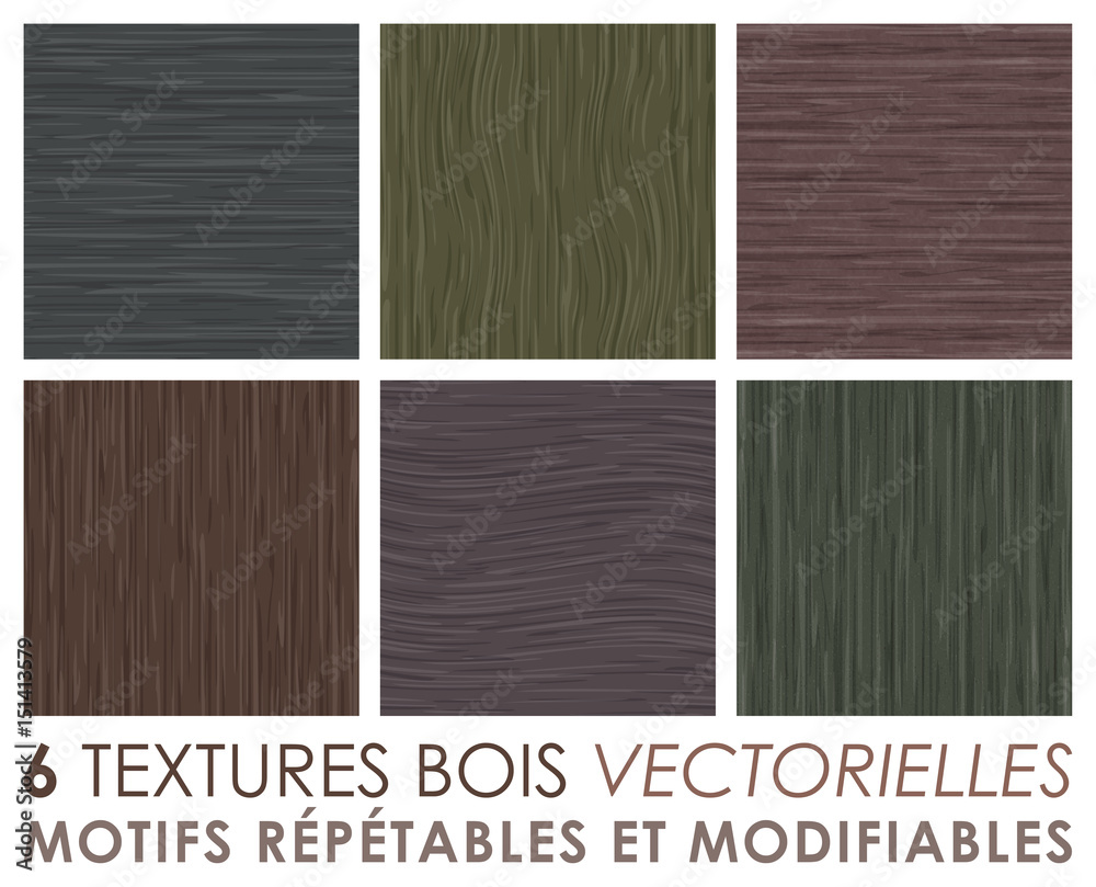 Textures bois - motif vectoriel - arrière-plan