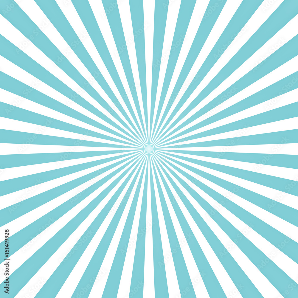 Blue sun rays background - Vector Blue sun rays background - Vector