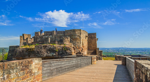 Saarland Ruine der Teufelsburg bei Felsberg  in der Gemeinde Überherrn bei Saarlouis