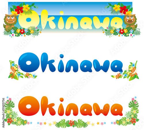 OKINAWA　タイトル文字