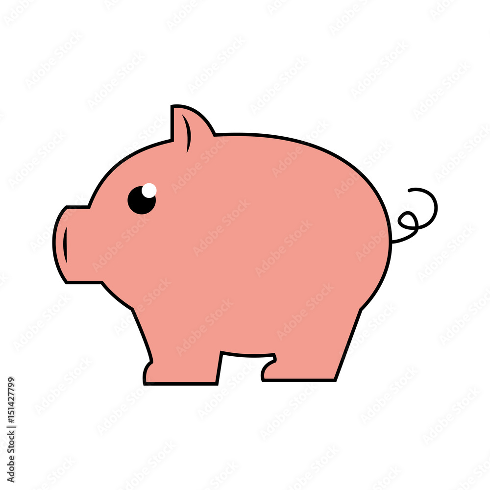 piggy savings isolated icon vector illustration design piggy savings isolated icon vector illustration design