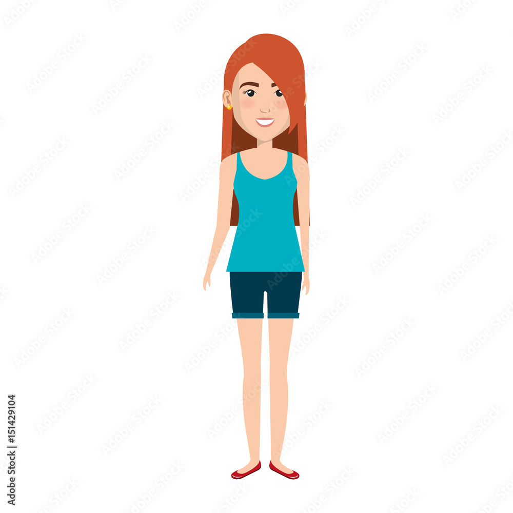 young woman avatar character vector illustration design young woman avatar character vector illustration design