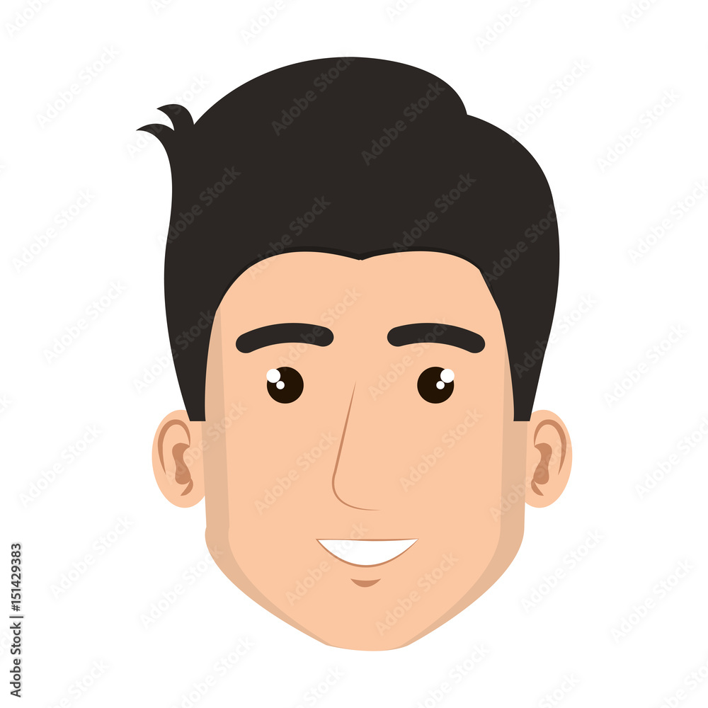 young man avatar character vector illustration design young man avatar character vector illustration design
