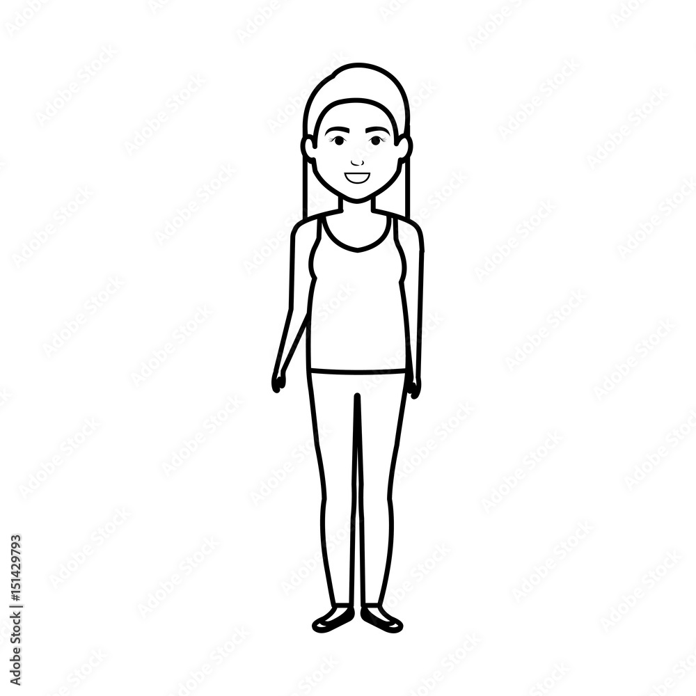 young woman avatar character vector illustration design young woman avatar character vector illustration design