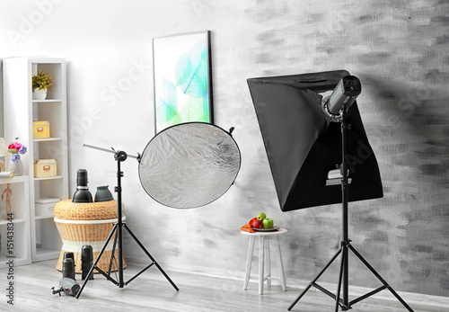 Photo studio with professio...