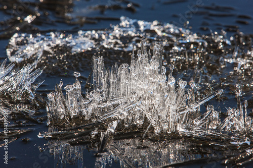 ice on water