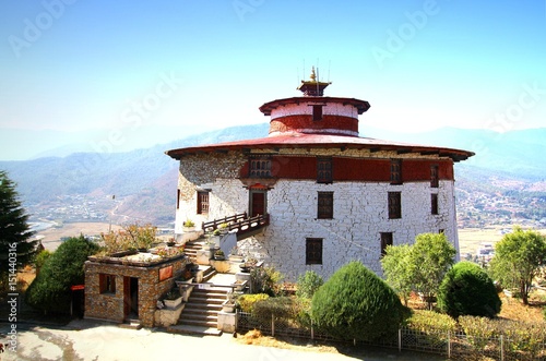 Ta Dzong, Bhutan National museum at Paro, the old capital of Bhutan. photo