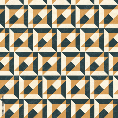 Abstract geometric pattern, seamless vector illustration with texture