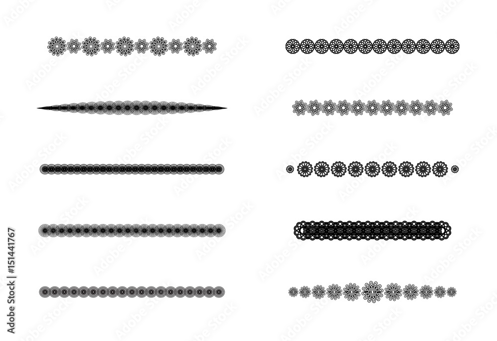 Fototapeta premium Vector icon set for designs