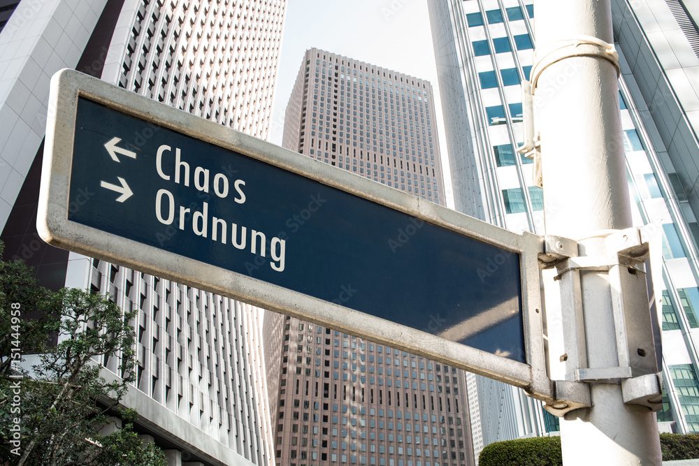 Obraz premium Schild 208 - Ordnung