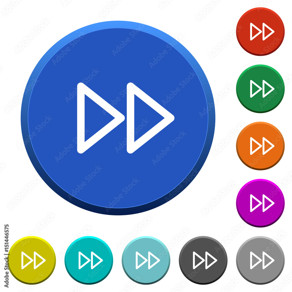 Media fast forward beveled buttons Media fast forward beveled buttons