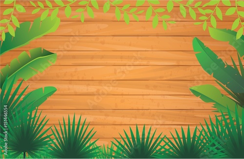 Vector Wooden Background