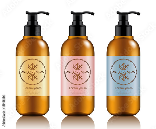 Make Up and Skincare Packaging Template : Vector Illustration
