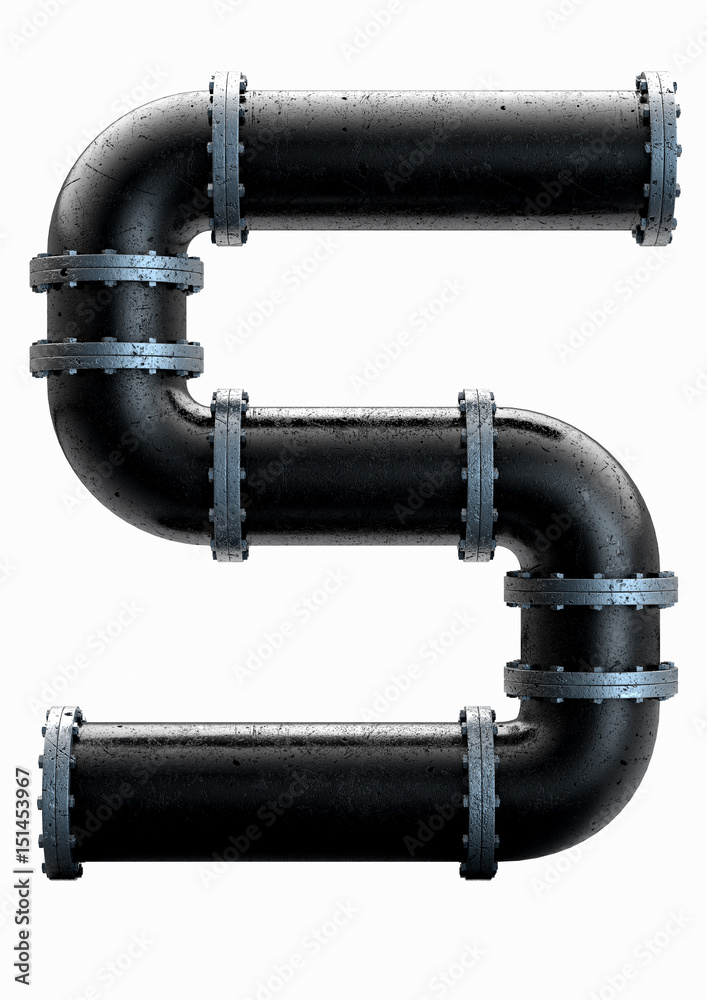 PVC Pipe Letter Concept StockIllustration Adobe Stock
