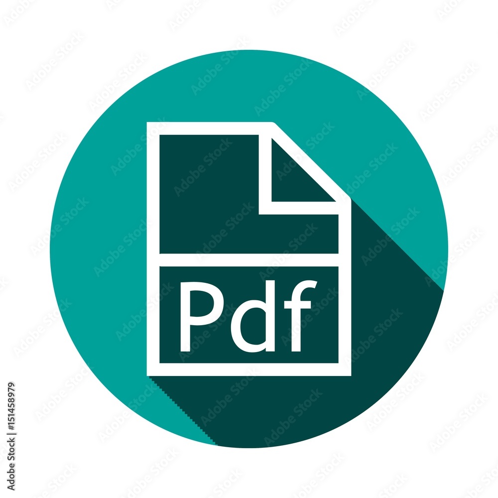 pdf icon stock vector illustration flat design pdf icon stock vector illustration flat design