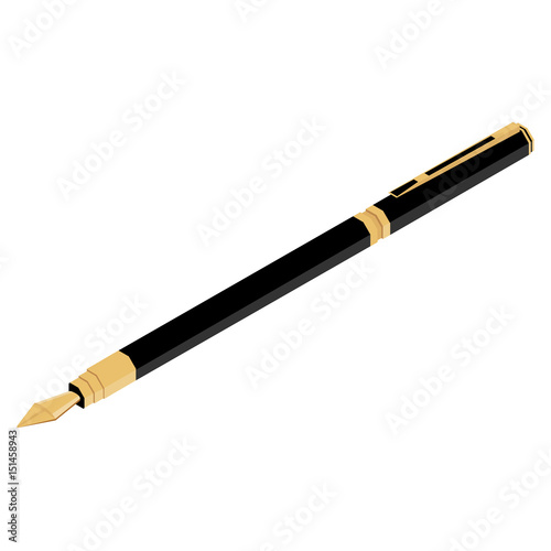 Fountain pen vector
