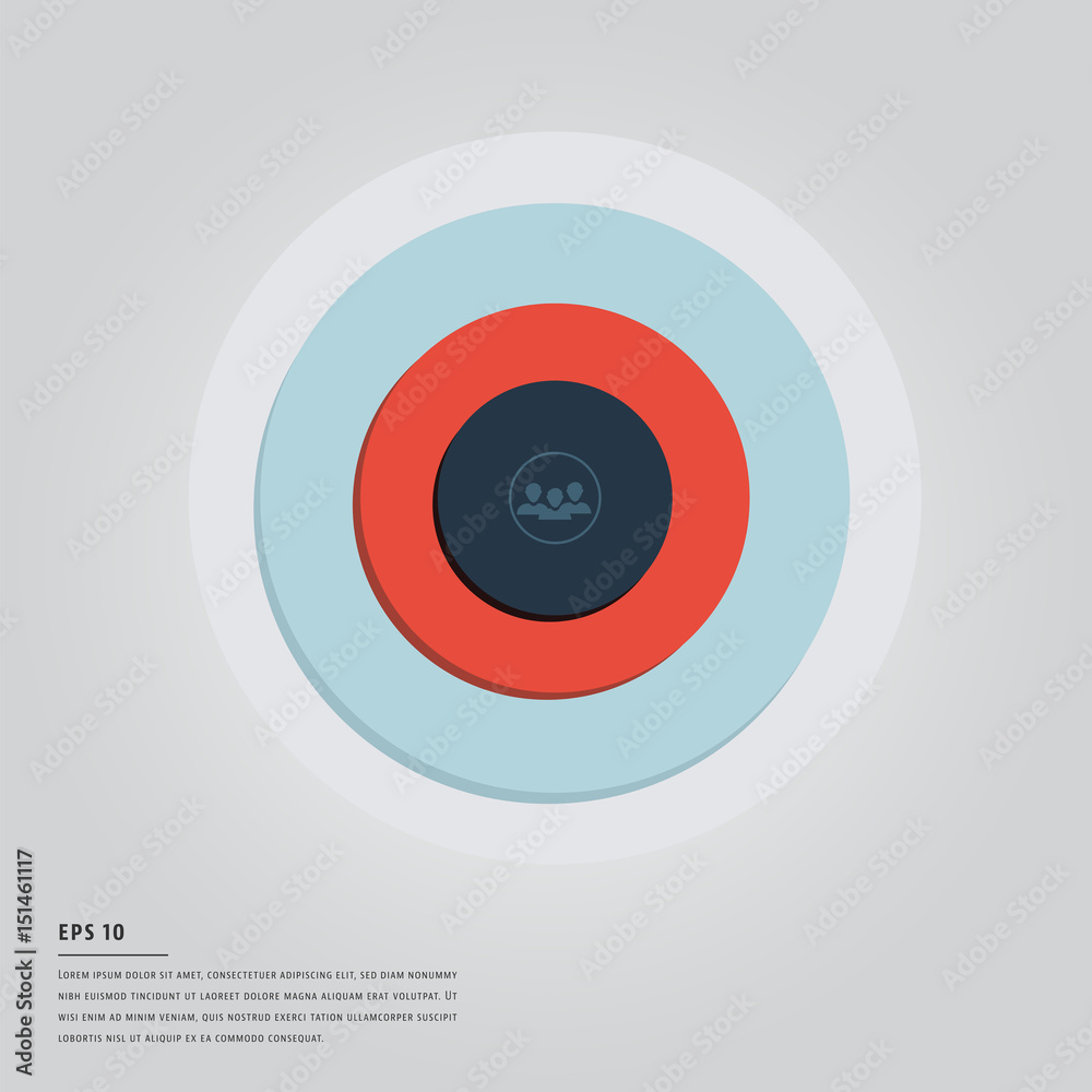 Vector image of dart