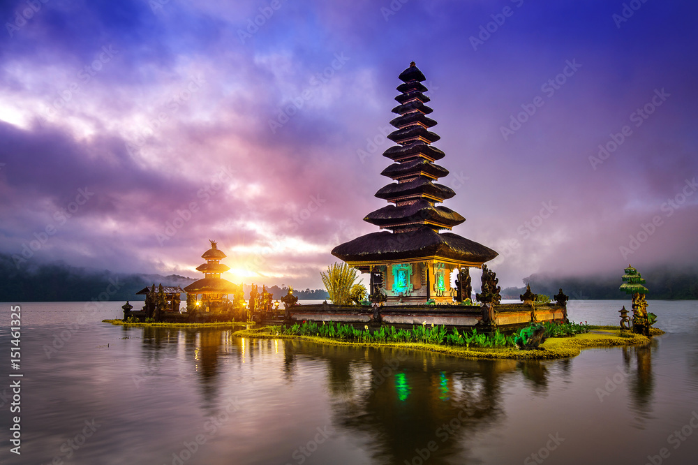 pura ulun danu bratan temple in Bali, indonesia. pura ulun danu bratan temple in Bali, indonesia.