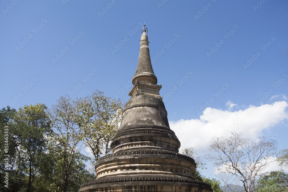 Fototapeta premium Chedi Wat Aumong Chiang Mai, Thailand