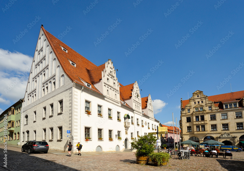 Rathaus, Markt, Meißen, Sachsen, Deutschland, Europa