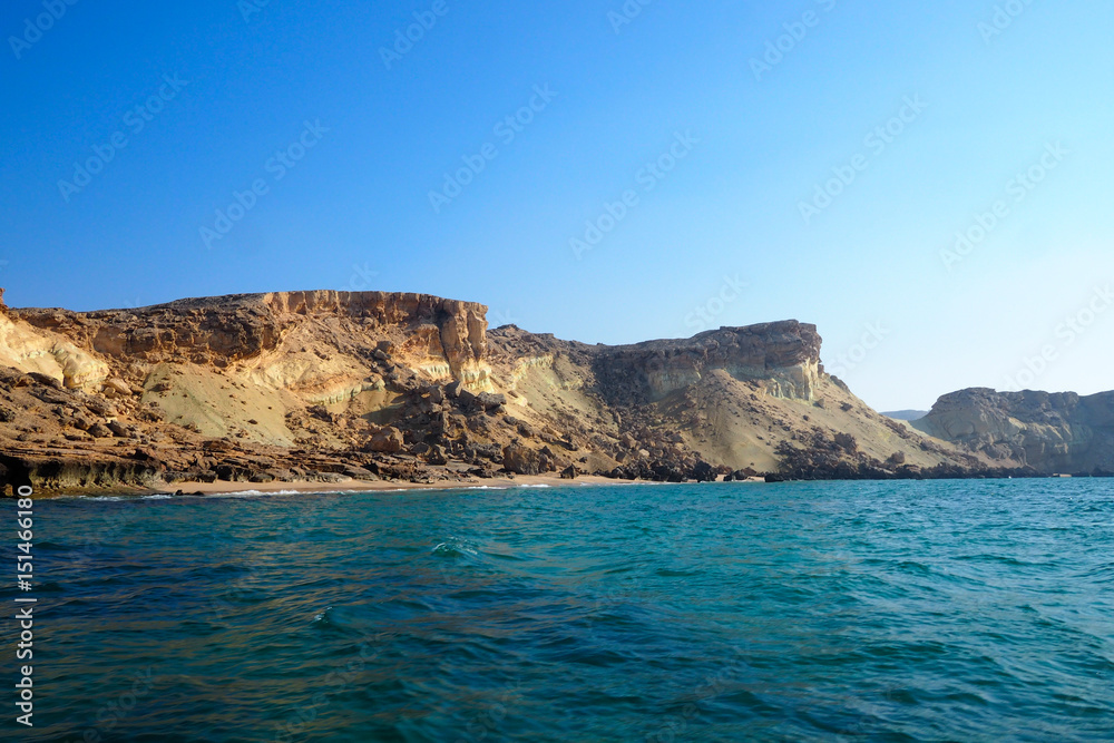 coastline of island in Qeshm Iran